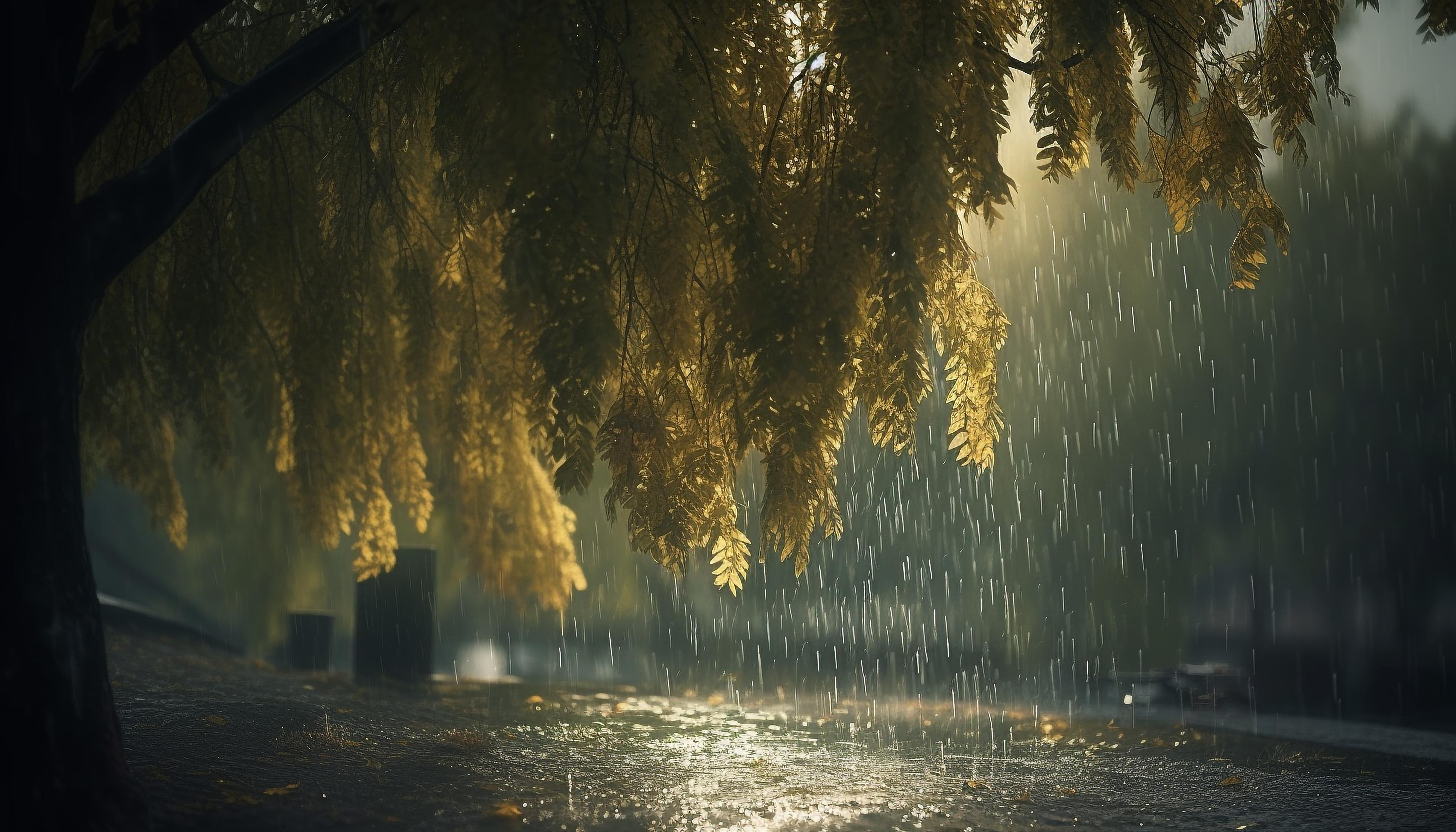 tree during storm
